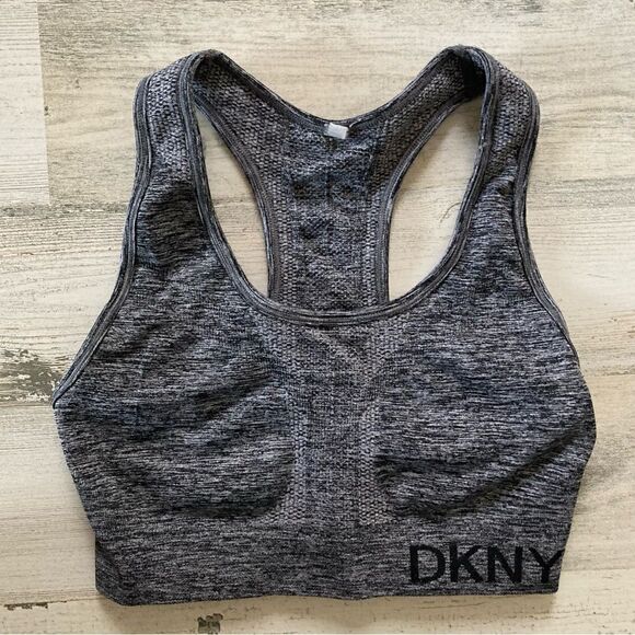 DKNY Gray Sports Bra XS - Picture 1 of 3